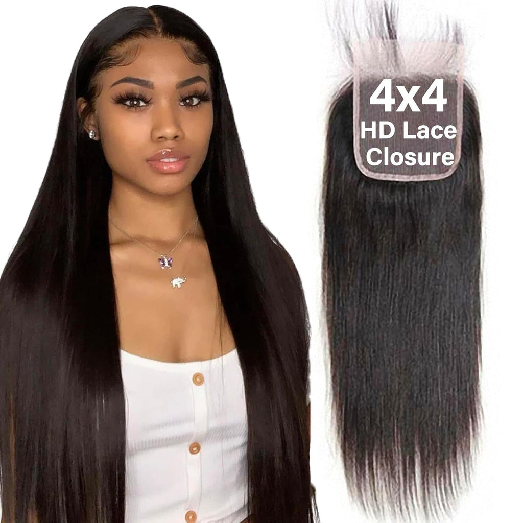 2x6 Transparent Lace Closure Braziian Remy Body Wave Human Hair Middle Part  Pre Plucked Body Wave Hair Lace Closure Natural Hairline