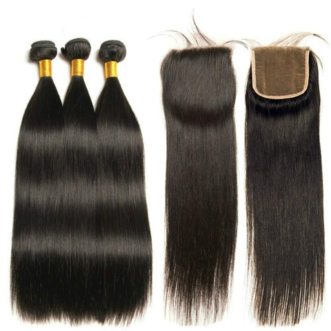 Brazilian straight hair extension