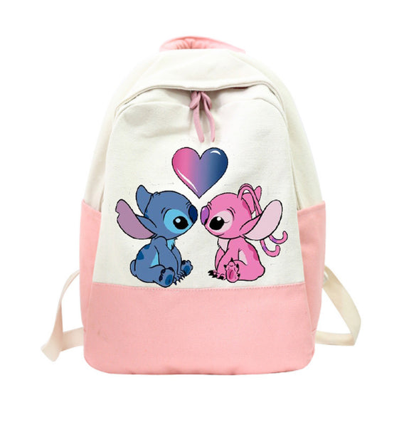 Stitch and Angel Backpack Girl Backpack Schoolbag Stitch Disney Gifts ...