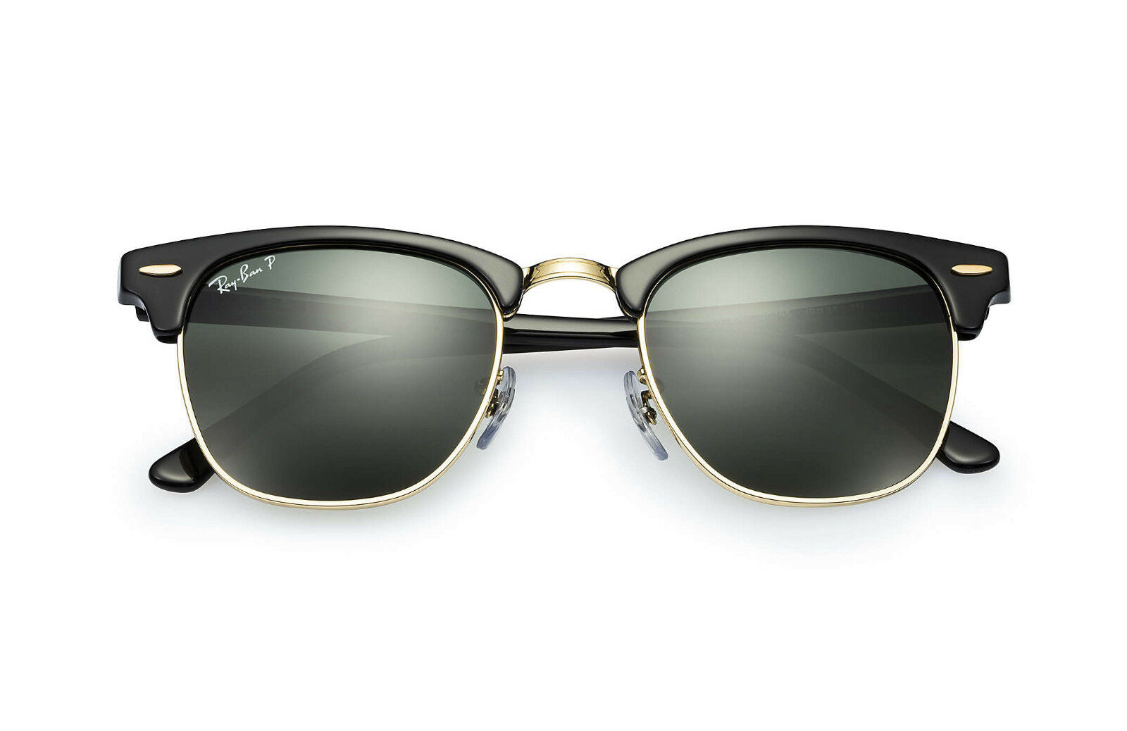 Rayban Clubmaster Classic Polarized Sunglasses Black Green Classic 49 Sunglass Pass