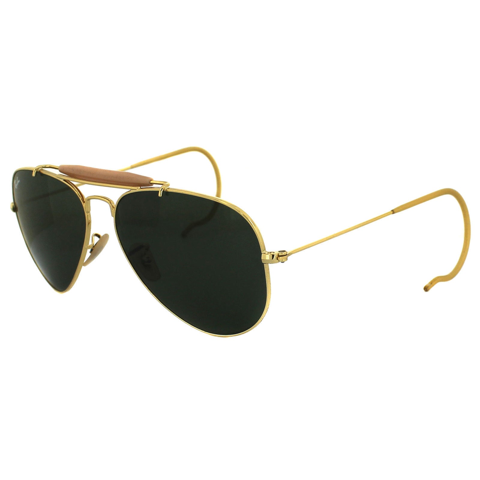 ray ban gold green classic