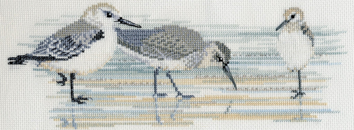 Derwentwater Designs ~ Cross Stitch Kit ~ Birds ~ Waders – Cotton Club