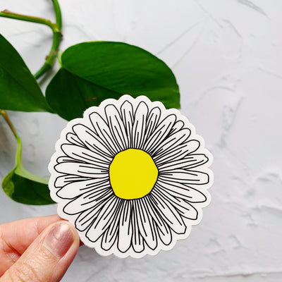 Glitter Daisy Flower Stickers - 35 Pieces – Country Croppers