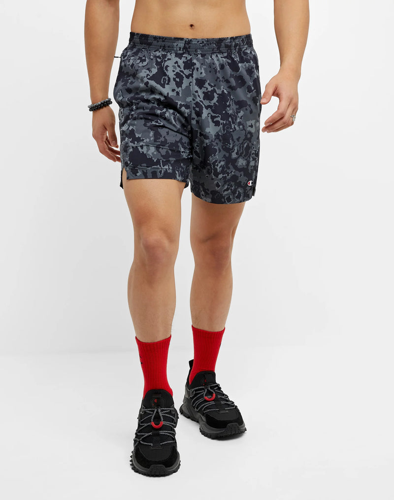 Men's Champion MVP Shorts, Allover Print, 7