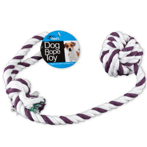 Knotted Rope Dog Toy with Ball - Zenaida Mart 