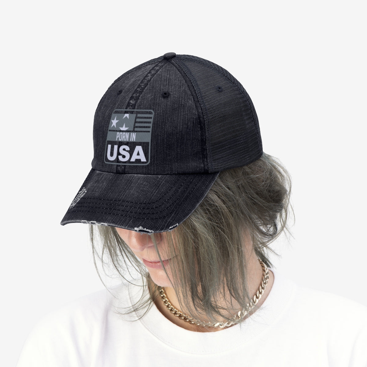 Porn Unisex - Unisex Trucker Hat Porn In The USA â€“ Ninn Store