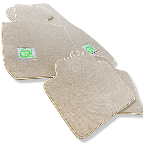 Beige Floor Mats For BMW 3 Series F30 Brand Tailored Set Perfect Fit