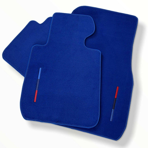 Blue Floor Mats For BMW 2 Series F22 With M Package