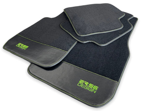 Floor Mats For BMW 3 Series E90 Carbon Leather Er56 Design