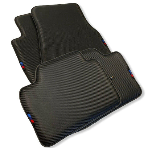 Floor Mats For BMW i3 Series I01 Autowin Brand Carbon Fiber Leather