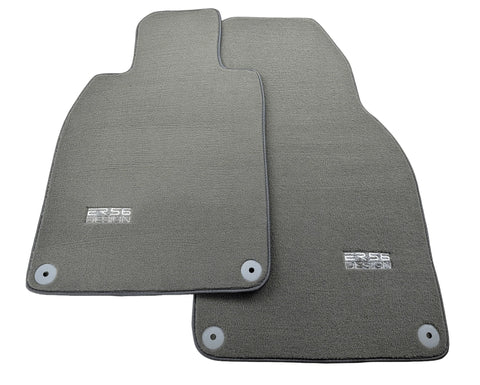 Gray Floor Mats for Porsche 718 Cayman (2013-2016) | Er56 Design