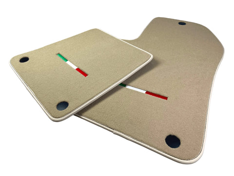 Beige Floor Mats For Ferrari 599 Coupe 2006-2012 Italian Edition