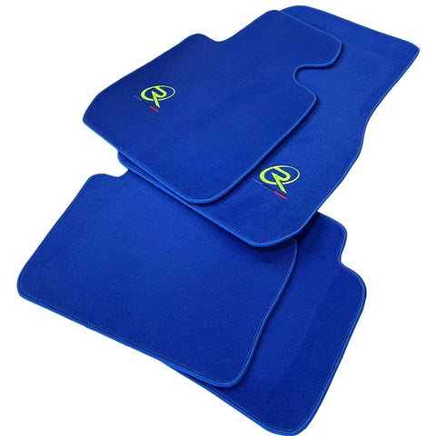 Blue Floor Mats For BMW 3 Series F30 Tailored Set Perfect Fit