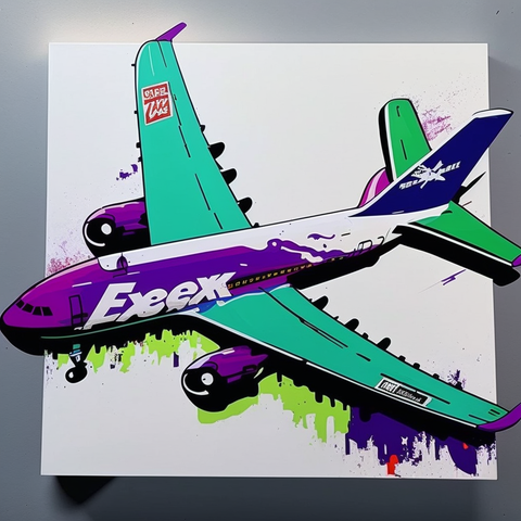 Fedex-Flugzeug