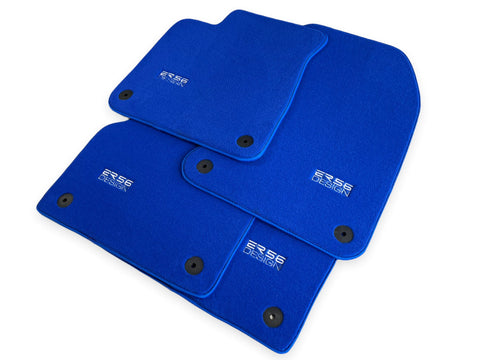 Blue Floor Mats for Audi A8 D5 (2017-2023) | ER56 Design