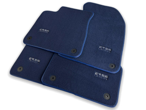 Dark Blue Floor Mats for Audi A8 A8 D4 Long (2010-2017) | ER56 Design