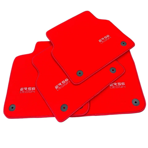 Red Floor Mats for Audi Q2 (2020-2024) | ER56 Design