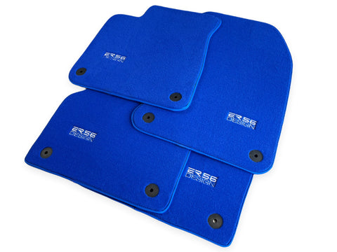 Blue Floor Mats for Audi A3 - 5-door Hatchback (1996-2000) | ER56 Design