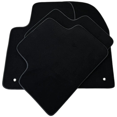 Black Floor Mats for Jeep Wrangler JK (2007-2018) 5 Doors Double Fixation