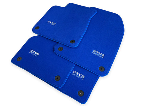 Blaue Fußmatten für Audi Q8 e-tron (2023-2025) | ER56-Design