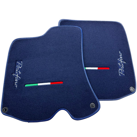 Dark Blue Floor Mats for Ferrari Portofino (2018-2023) Italian Edition