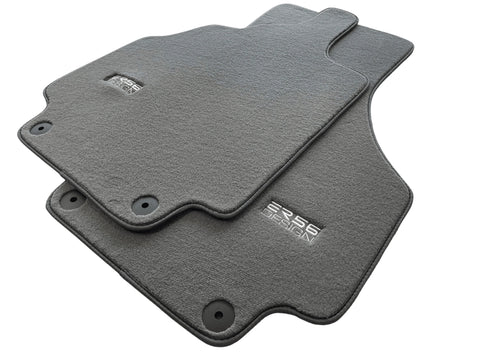 Floor Mats for Audi R8 1nd Gen 2007-2013 Gray Carpet Er56 Design