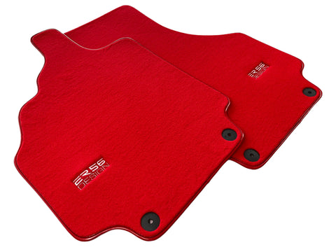 Fußmatten für Audi R8 1. Generation 2007–2013, roter Teppich, Er56-Design