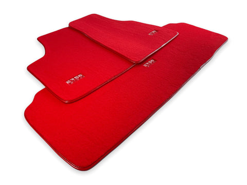 Floor Mats For Tesla Model S Red Tailored Carpets ER56 Design