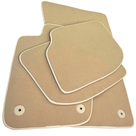 Beige Floor Mats For Bentley Continental GTC Convertible (2018–2023)