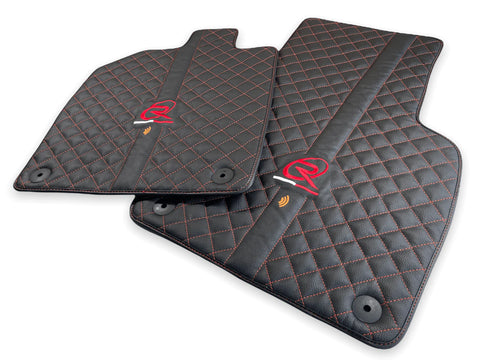 Leather Floor Mats for Audi R8 2nd Gen 2015-2023
