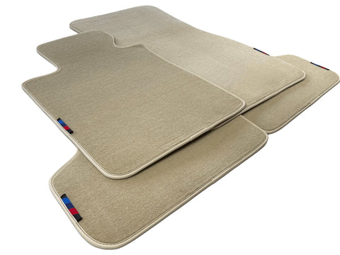 Beige Floor Mats For BMW 1 Series E82 With M Package