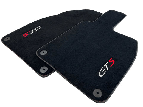 Black Floor Mats for Porsche 981 Boxster (2013-2016)