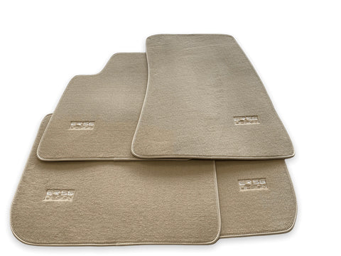 Floor Mats For Rolls Royce Phantom 2003–2016 Beige Er56 Design