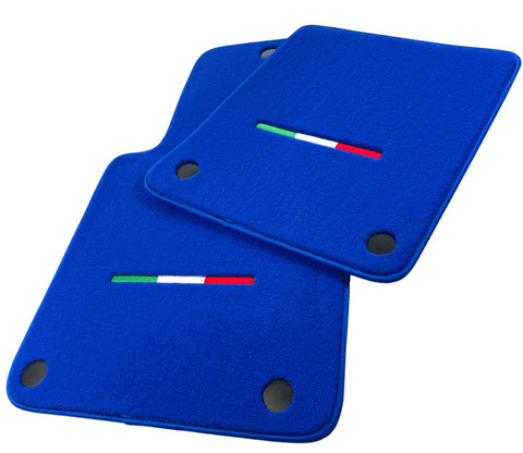 Blue Floor Mats For Ferrari 612 Scaglietti 2005-2011 Italian Edition