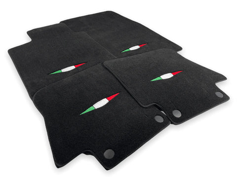 Fußmatten für Maserati GranCabrio 2010-2022 Black IT Edition