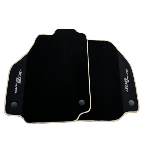 Black Floor Mats For Ferrari 488 Spider 2015-2022