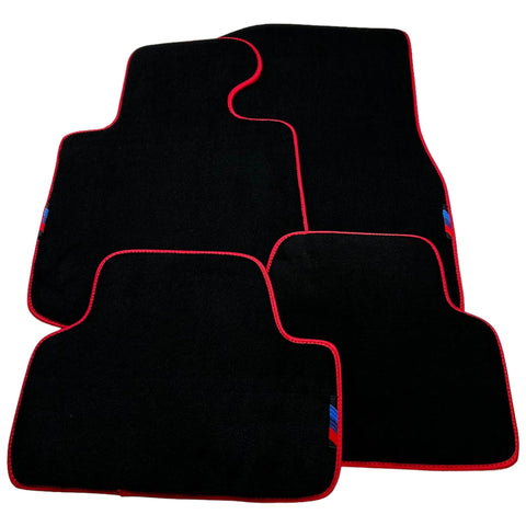 Schwarze Fußmatten für BMW 4er F33 mit M-Paket