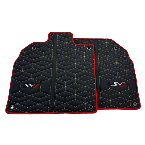 Leather Floor Mats for Lamborghini Aventador SVJ Limited Edition