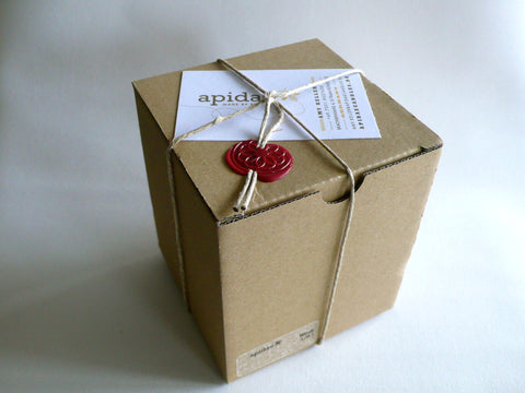 Gift box with wax seal