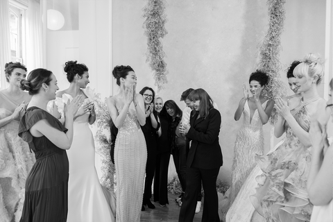 Ines Di Santo Team at Spring 24 Bridal Market