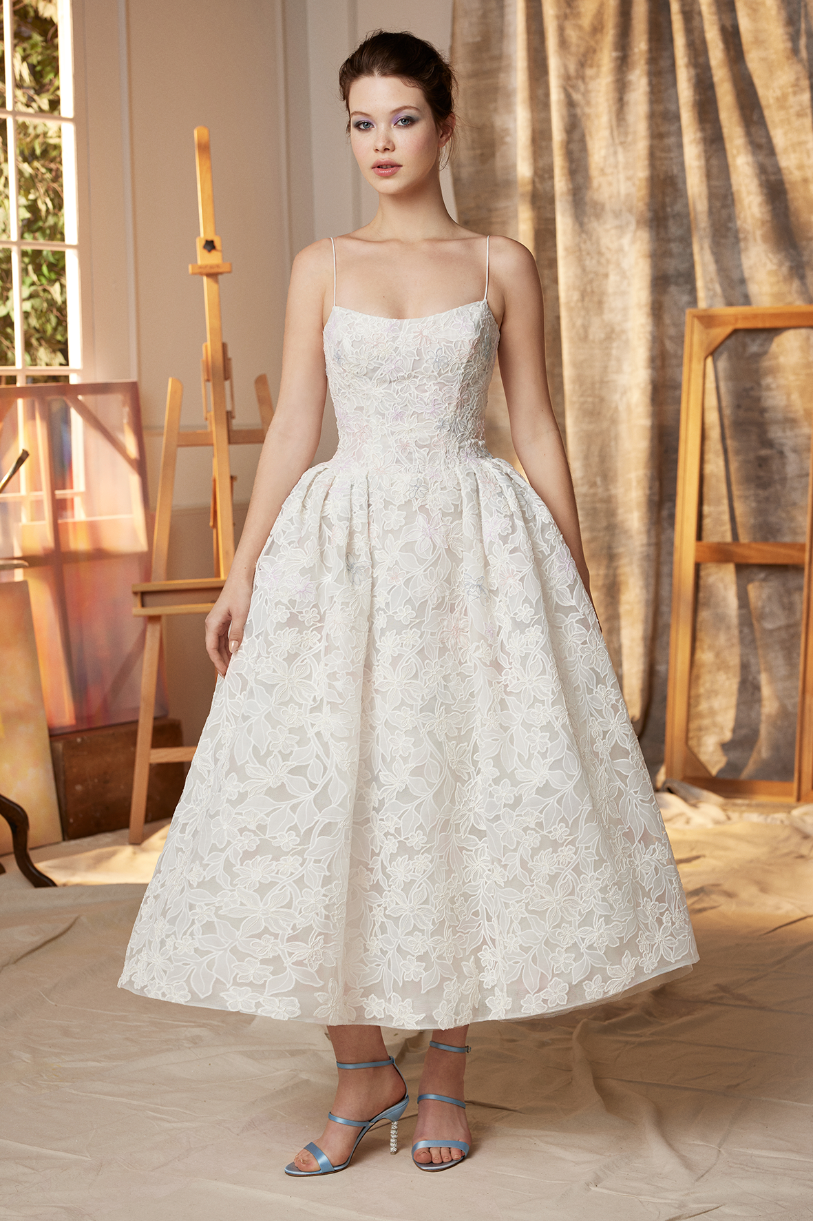 Ines by Ines Di Santo Fall 2025 Bridal Diffusion Collection - Mirabel Dress, Front View