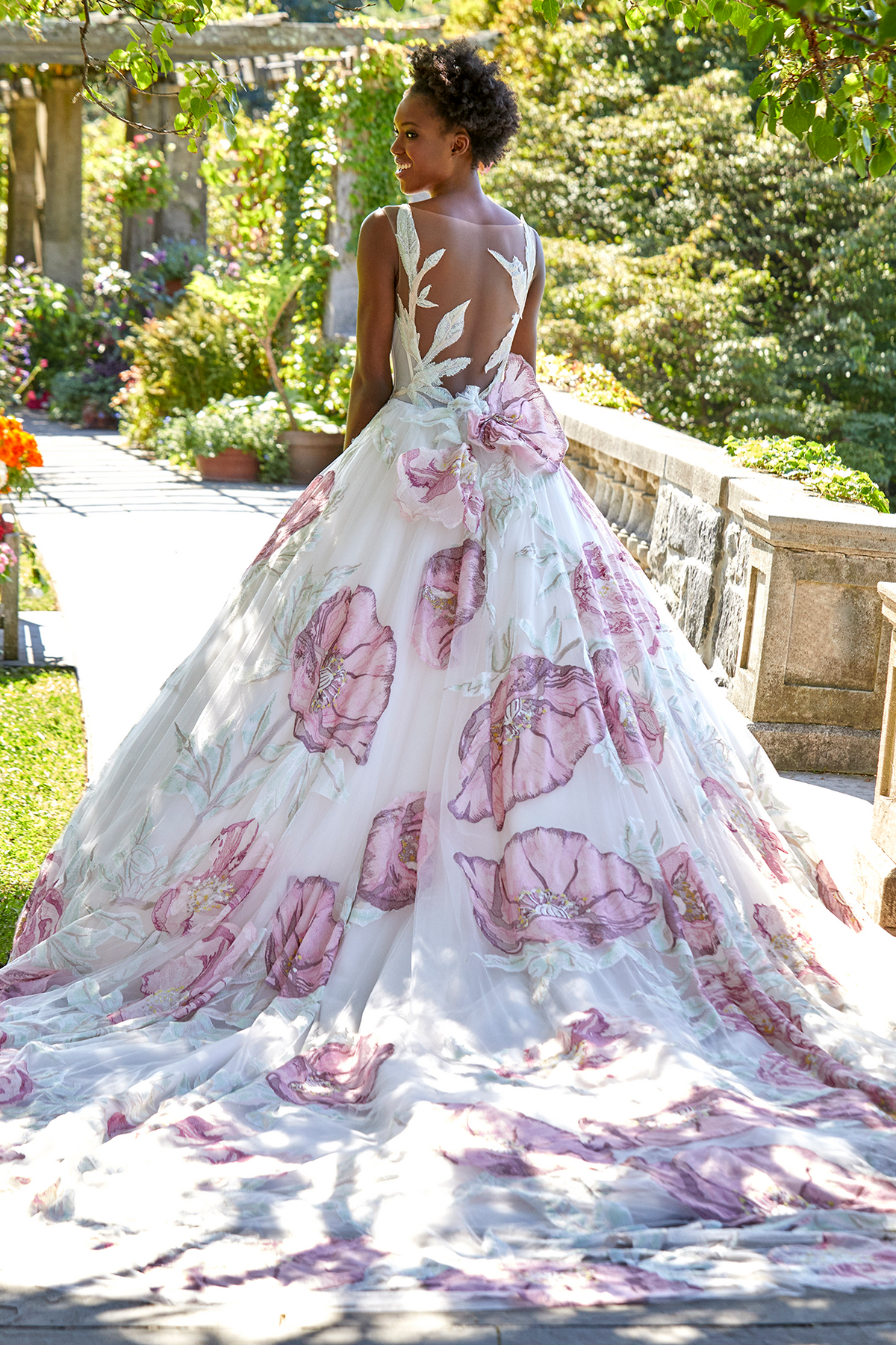 Ines Di Santo Fall 2022 Bridal Couture Collection - Emilia Dress, Back View