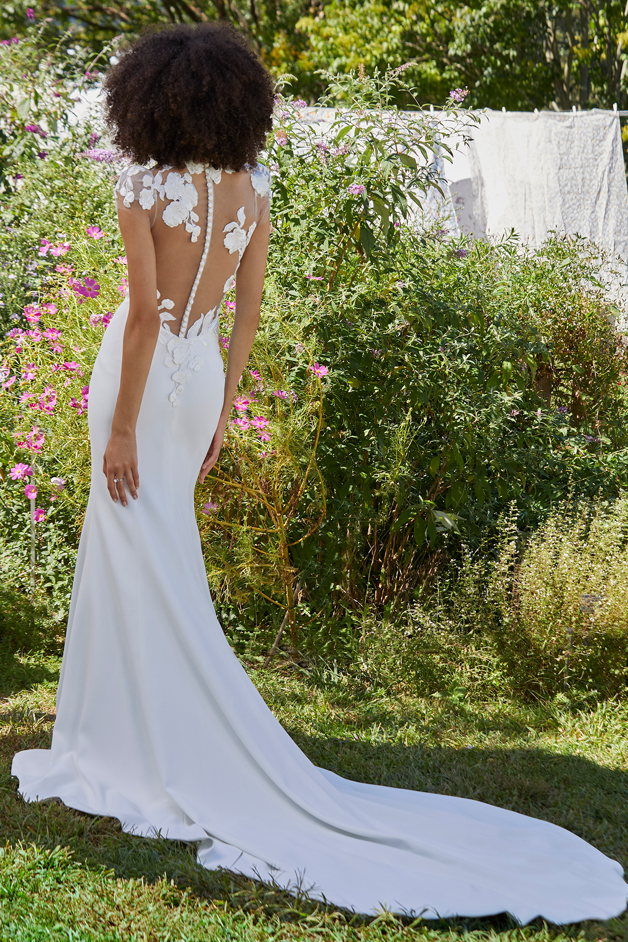 Ines by Ines Di Santo Fall 2022 Bridal Diffusion Collection - Giovanna Dress, Back View