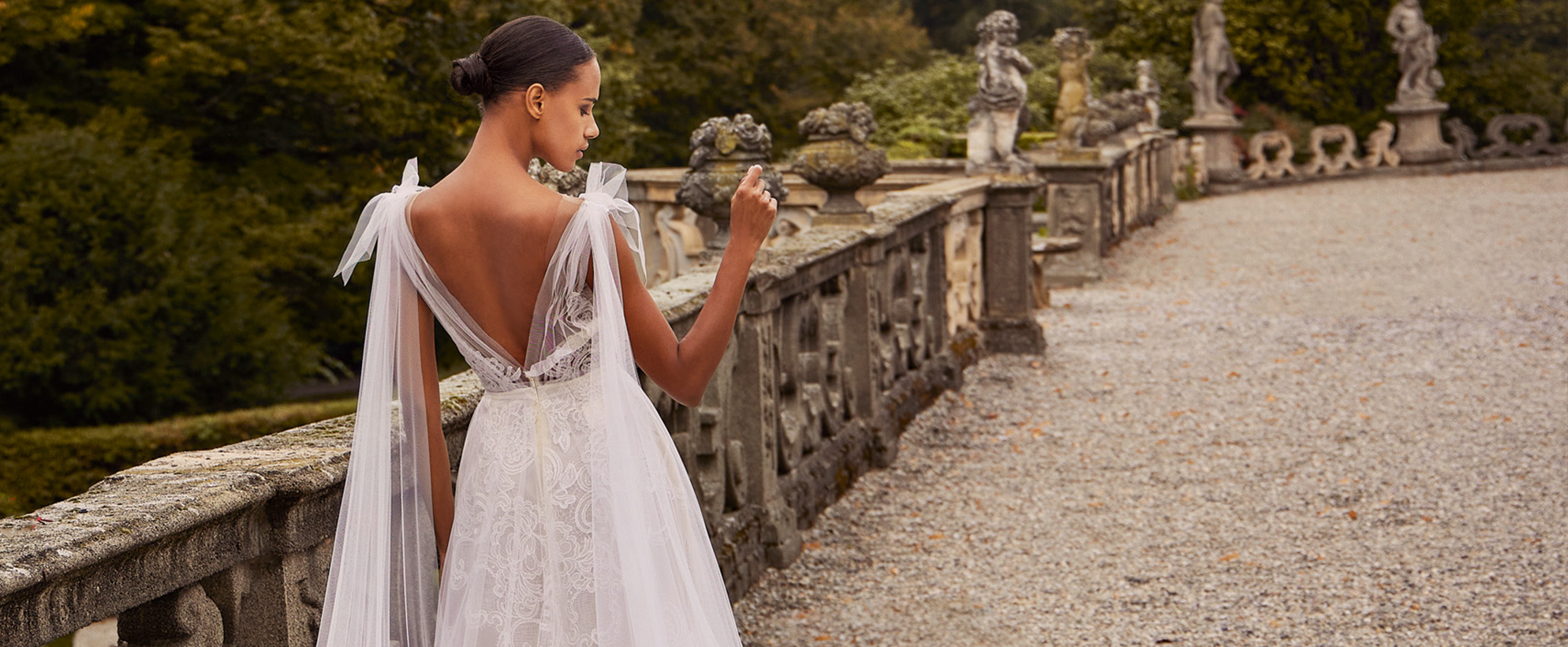 Ines by Ines Di Santo Fall 2023 Bridal Diffusion Collection - Jasper Dress, Back View