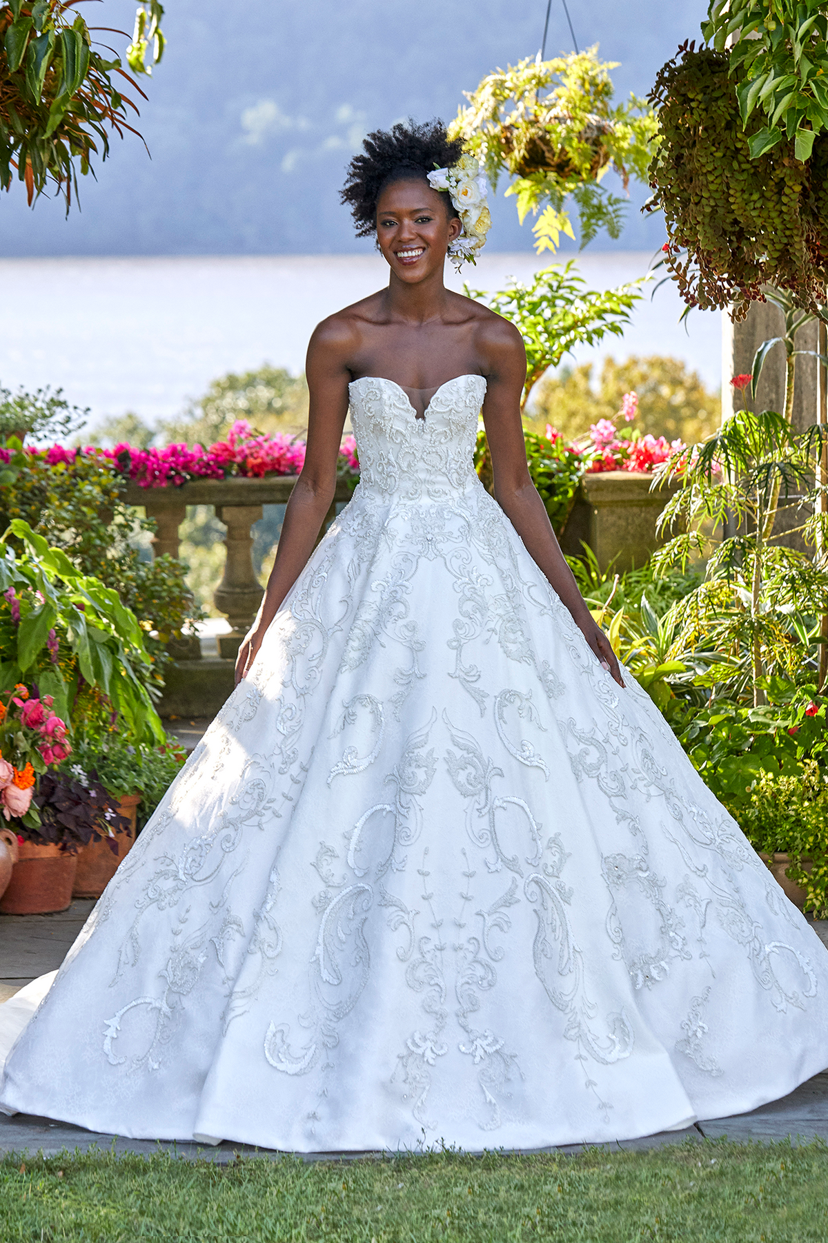 Anniston Shimmery Ballgown Wedding Dress | Maggie Sottero