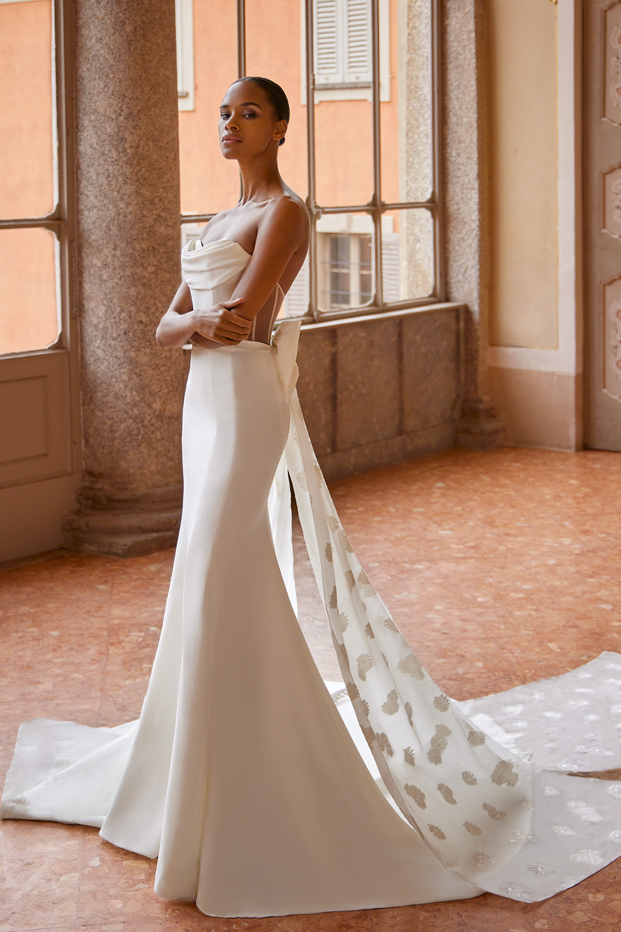 Ines by Ines Di Santo Fall 2023 Bridal Diffusion Collection - Topaz Dress, Front View
