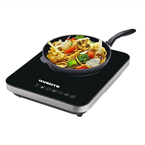 Ovente Cool Touch Portable Ceramic Induction Cooktop Burner