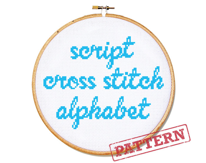 alphabet cross stitch graph