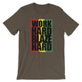 Work Hard Blaze Hard Cannabis T-Shirt - Magic Leaf Tees