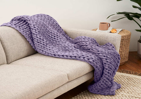 bearaby sweet lavender blanket